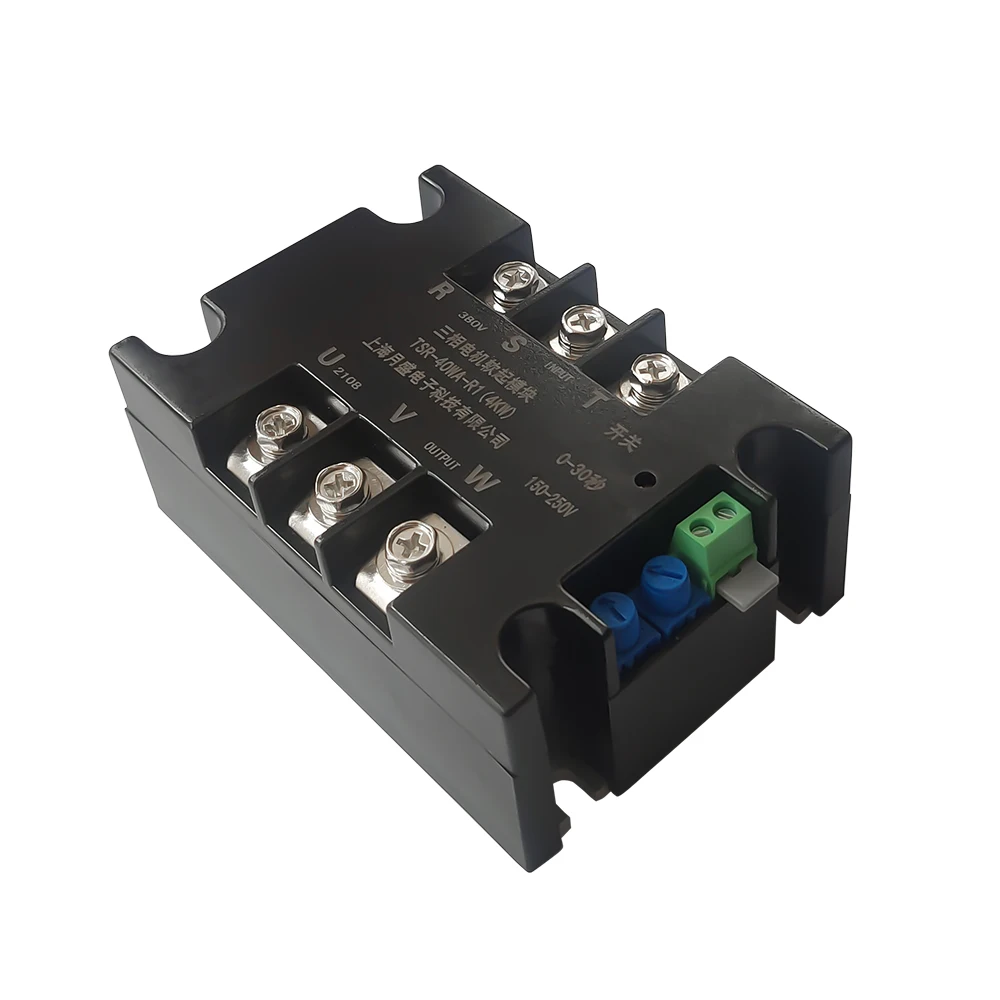 380V R  2kw 4kw 6kw 8kw 10kw 15kw 20kw Motor Soft Start Module Controller Starter Stop Heat Sink Three-phase Motor Slow Start