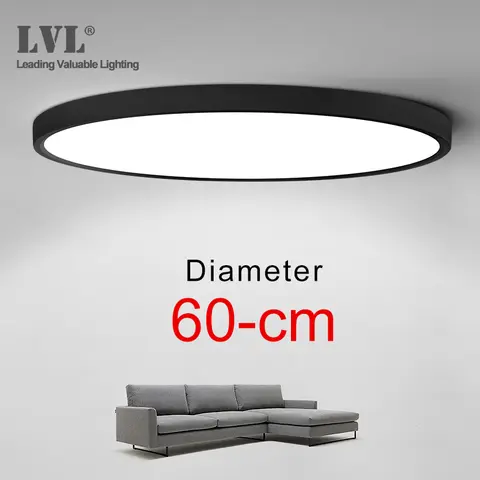 Modern LED Ceiling Light 36W 45W Home Lighting 5000K Kitchen Bedroom Bathroom Lamp Ultrathin Surface Mounting Ceiling Lamp