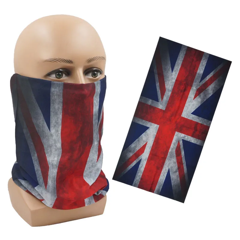 UK/Great Britain/England/Scotland/Ireland National Flags Bandana Bicycle Headscarf Hiking Scarves Motorcycle Fandana Neck Gaiter