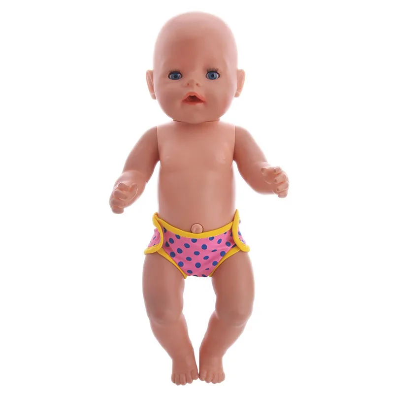 Reborn Doll Underwear pannolini mutandine accessori per neonato 43Cm, ragazza americana da 18 pollici, Halloween e regali di natale della ragazza