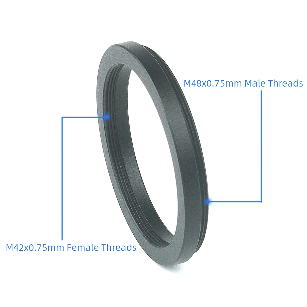 EYSDON M48 to M42 Conversion T Ring Adapter Male Transform to Female Thread Telescope Converter