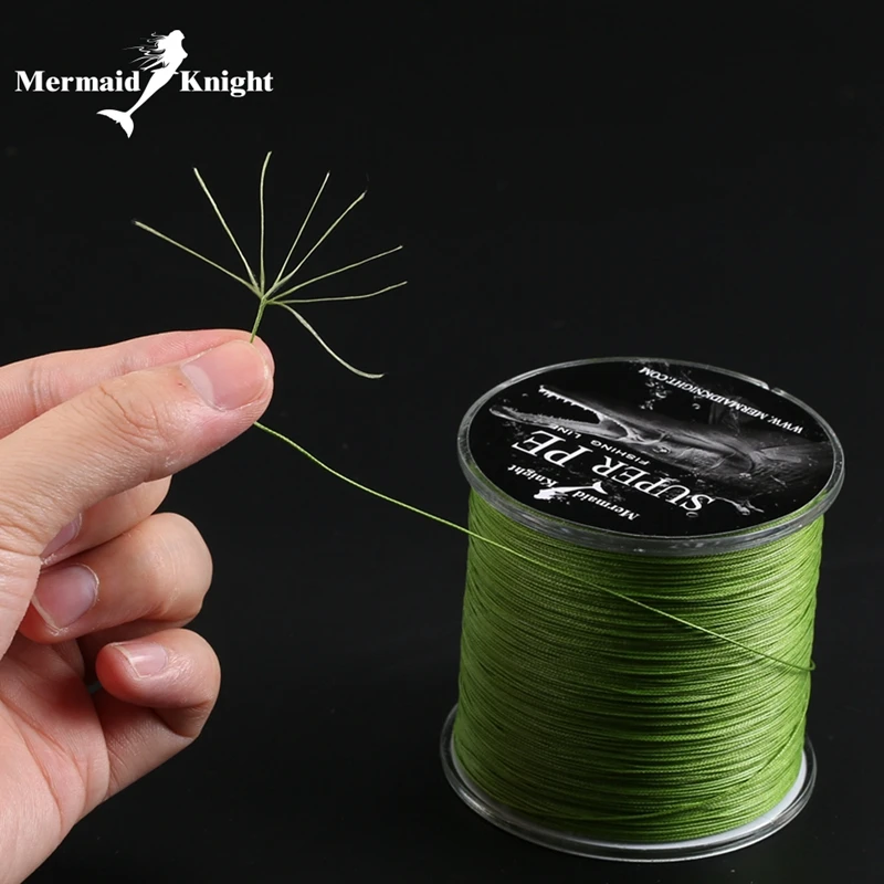 MermaidKnight Super PE 300M/330YDS 8 Braided Fishing Line 13LB-88LB JAPAN High Quality Superline 8 Slick Fishing Line