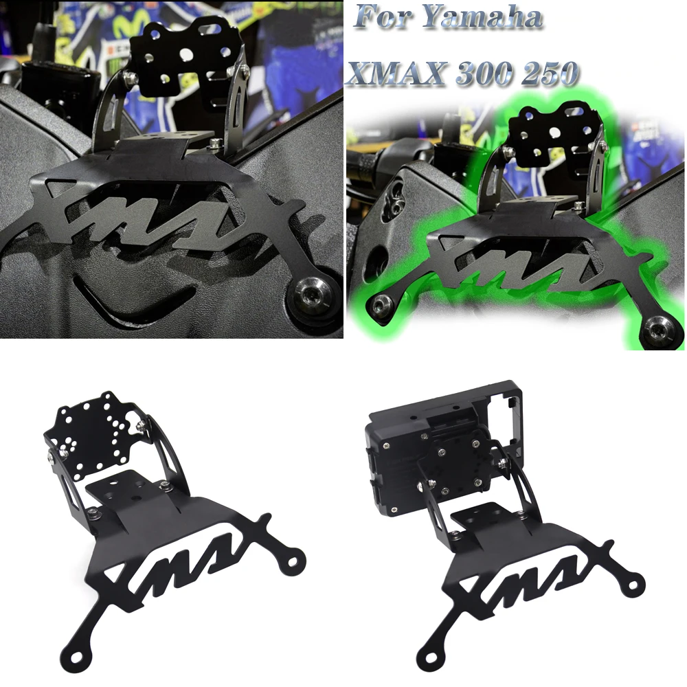 

НОВЫЙ ДЛЯ YAMAHA XMAX 300 X-MAX 300 XMAX 250, мотоциклетный GPS-навигационный кронштейн для телефона, беспроводной USB-порт для зарядки, держатель, крепление