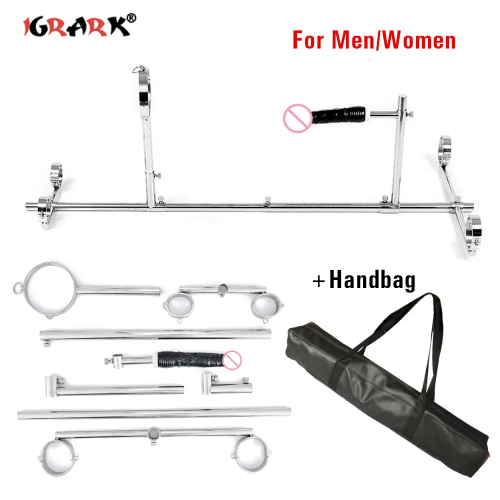 

Screw Lock Kneeling Frame BDSM Bondage Gear Adult Games Dog Slave Restraints Handcuffs Ankle Cuffs Big Dildo Sex Toy For Couples