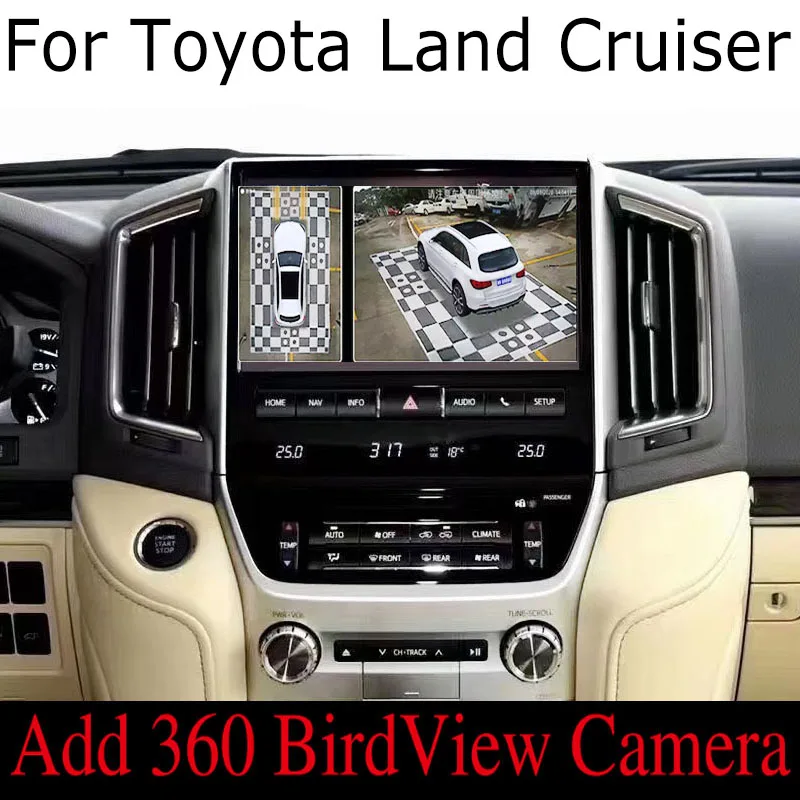 

For Toyota Land Cruiser J200 LC200 200 JBL 2008 ~ 2021 360 BirdView CarPlay Car Stereo Audio Navigation Screen GPS Navi Radio