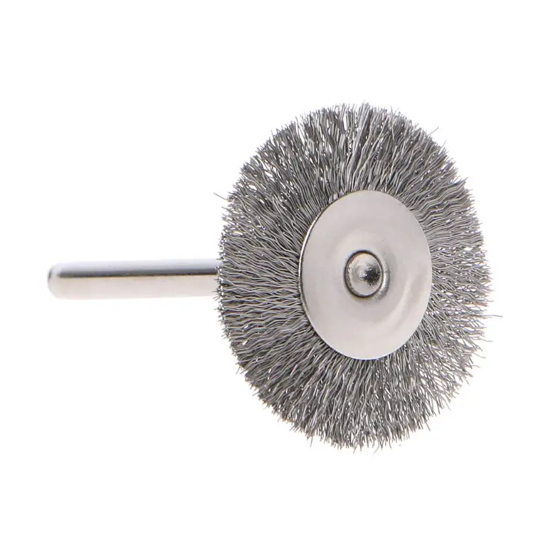 10Pcs 22mm Platinum Blade Stainless Steel Wire Wheel Brush Dremel Rotary Tool for Mini Drill Dremel Polishing Dremel Drop Ship