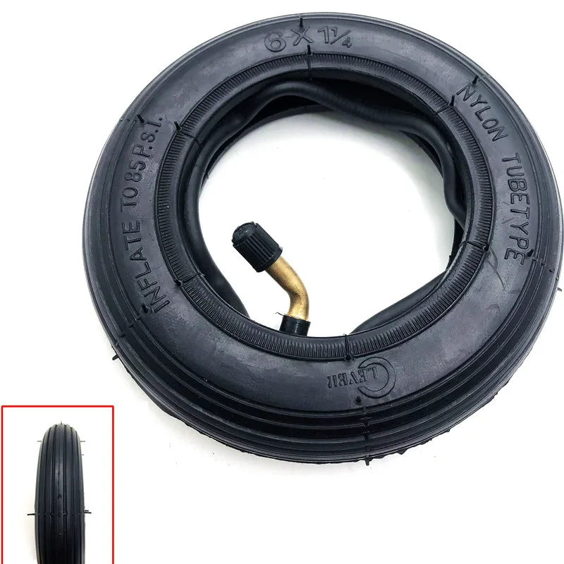 6X1 1/4 Out Tire 150mm 6 inch Pneumatic Tire out tirefor gas electric scooters e-Bike A-Folding Bike