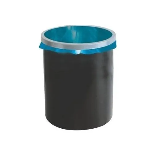 Metal Office Type Garbage Bucket Metal Circles 13L Painted