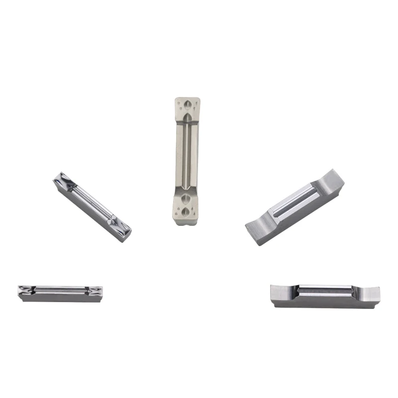 Lama scanalata H01 del tornio dell\'inserzione di scanalatura del carburo di 10pc MGGN150 MGMN200-g H01 MGMN300 per la lama di alluminio