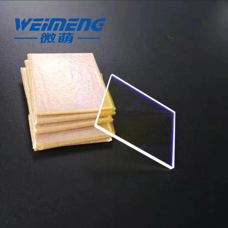 Weimeng dichroic mirror 32*27.6*1.5mm 455nm T=57%  500-700nm HT 45 degree quartz  for laser cutting welding marking machine