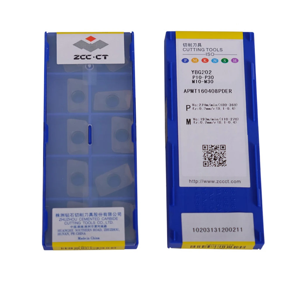 APMT1135PDR APMT160408PDER YBG202 YBG205 100% 오리지널 Zcc.ct APMT1135 APMT1604 카바이드 인서트