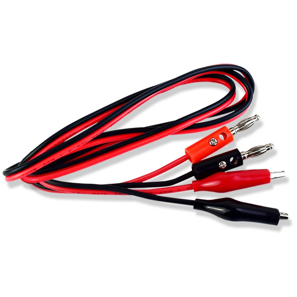 New 85CM Test lead Wire Line electrical Voltage Banana Plug and Alligator Clip Crocodile 5A multimeter DIY Test Wanptek