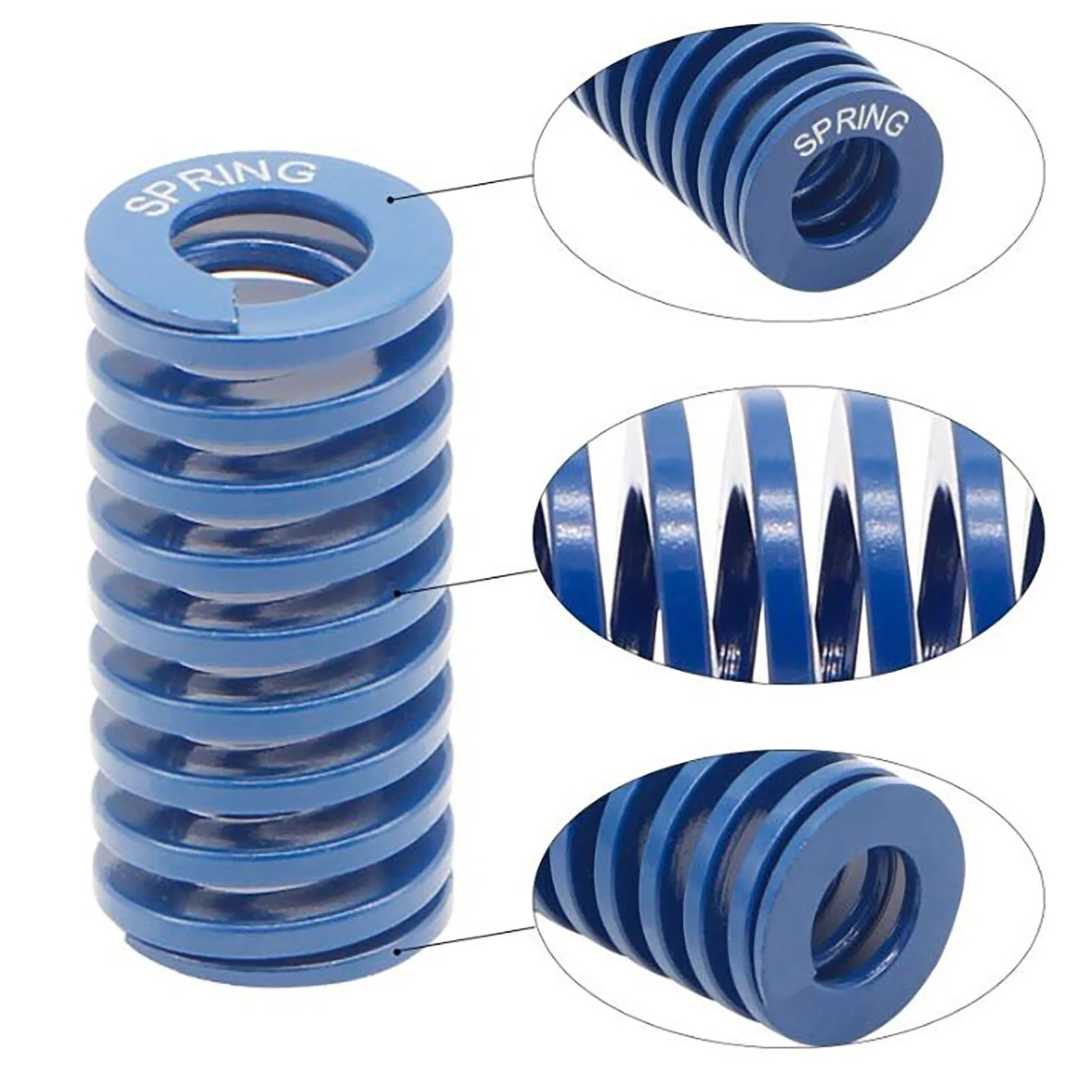 4 Pieces, Light Load Compression Mould Die Spring, 18mm Outer Diameter, 25-100mm Length, Light Load Compression Mould Die