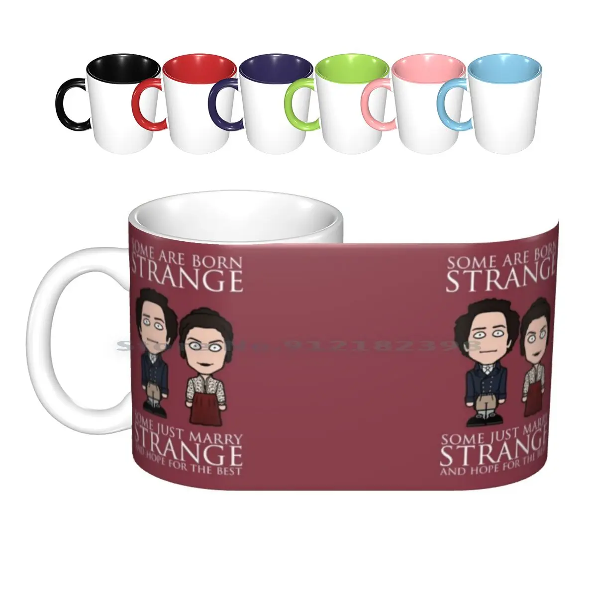 Jonathan And Arabella ( Mug ) Ceramic Mugs Coffee Cups Milk Tea Mug Jonathan Strange And Mr Norrell Bertie Carvel Charlotte