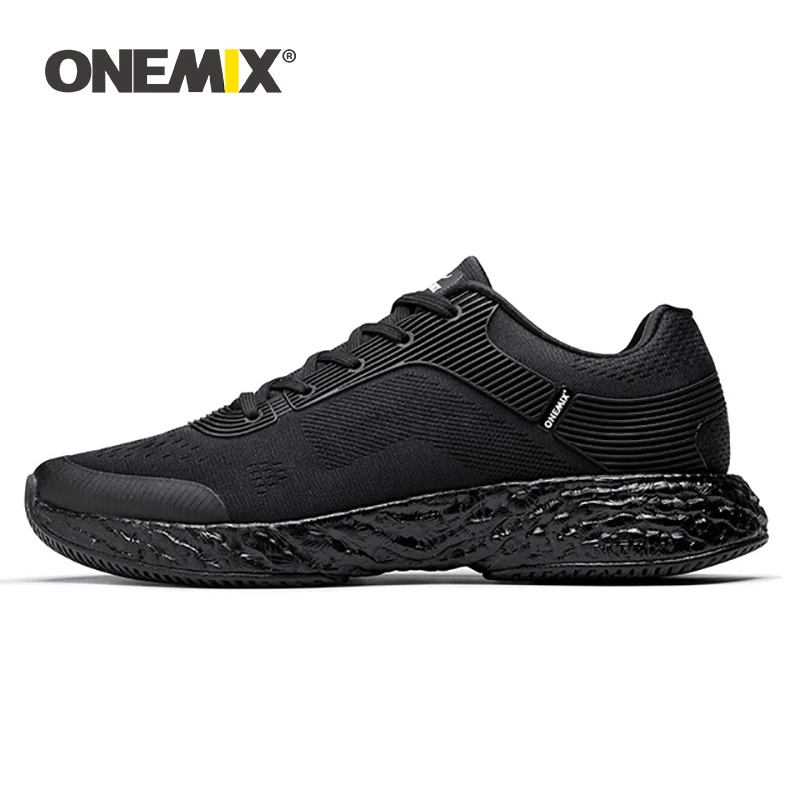 ONEMIX Sepatu Kasual Pria Sneakers Luar Ruangan Sejuk Ultraringan Musim Panas 2023 Sepatu Tenis Lari Vulkanis Pria Pelatih Terbaik