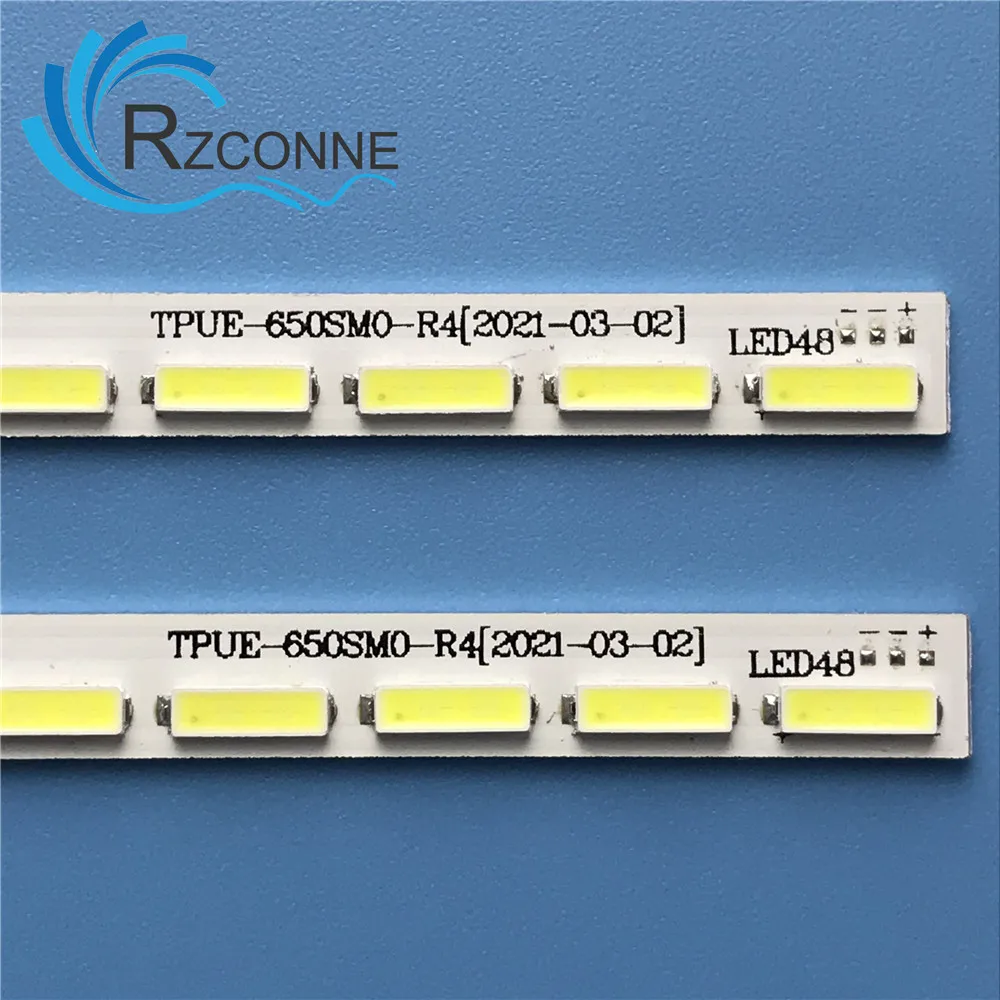 LED Backlight strip 48 lamp For 65"TV  65PUS7600/12 TPUE-650SM0-R4 TPT650LS-FJ01