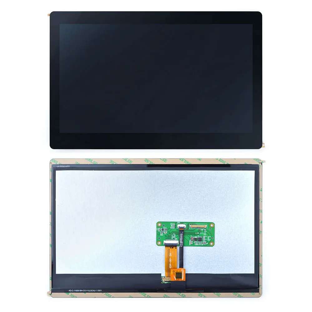 NanoPC-T4 11.6-inch eDP capacitive display K116E, resolution 1920x1080, support Android, Ubuntu for SOM-RK3399V2 Dev kit