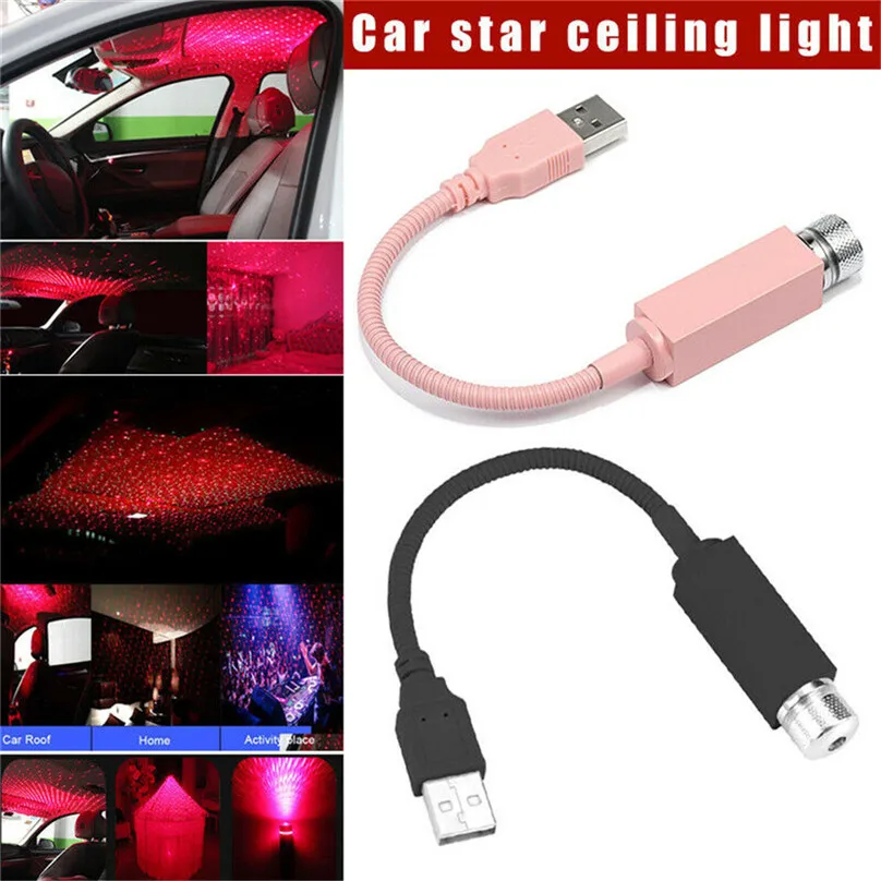 Laser projection lamp projector starry sky night disco light USB lamp romantic atmosphere Christmas decoration star shower lazer