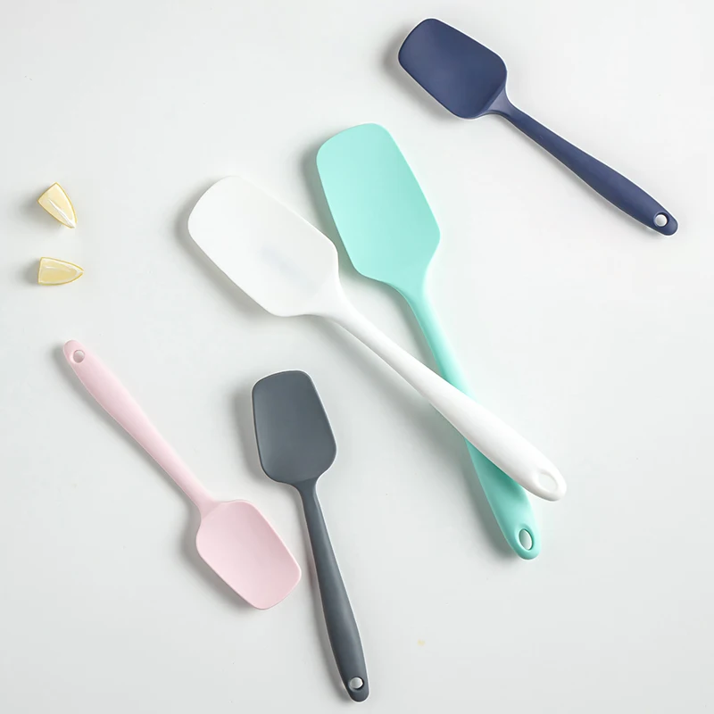 

Silicone Spatula for Frying Pan Food Grade Silicone Spoon for Kitchen Spatula Non-Stick Cooking Baking Tool Accessories