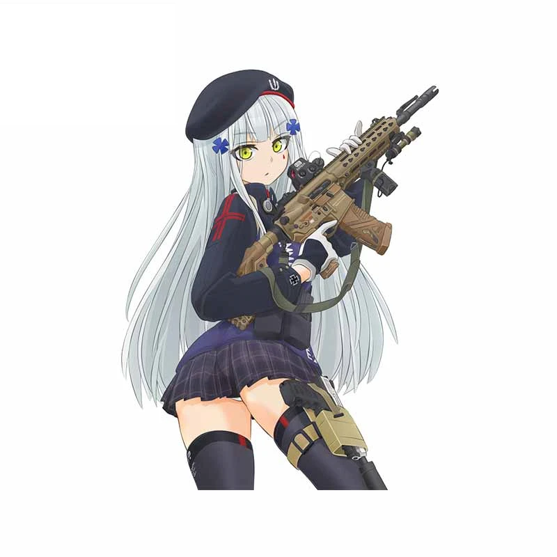 Фучжэнь бутик наклейки внешние аксессуары Аниме девушка оружие забавная фотография Водонепроницаемая окклюзия царапина