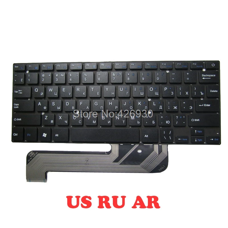 Old Version Keyboard For Jumper EZBook 2 464 YX-K2000 0280DD 34280B048 G151111 DK-280 English US Russian RU Arabia AR NO Frame