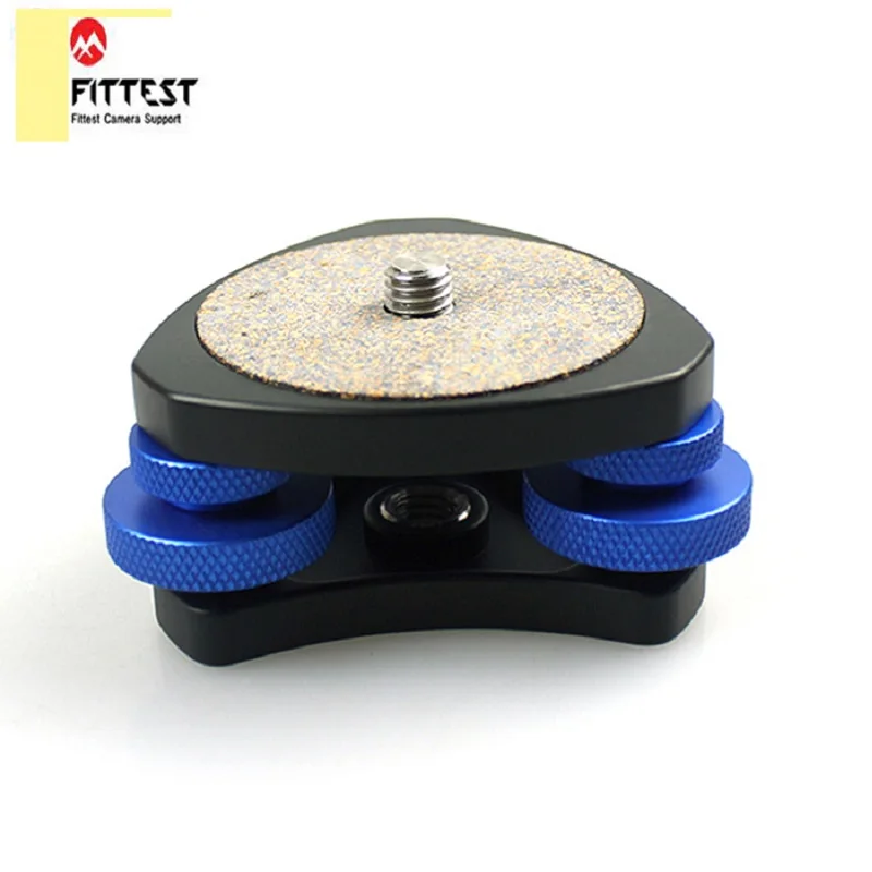 FITTEST RZ Leveler Leveling Base Gradienter Surveying Camera Tripod Head Measurement Regulator 3/8 Screw Mount Panoramic Base