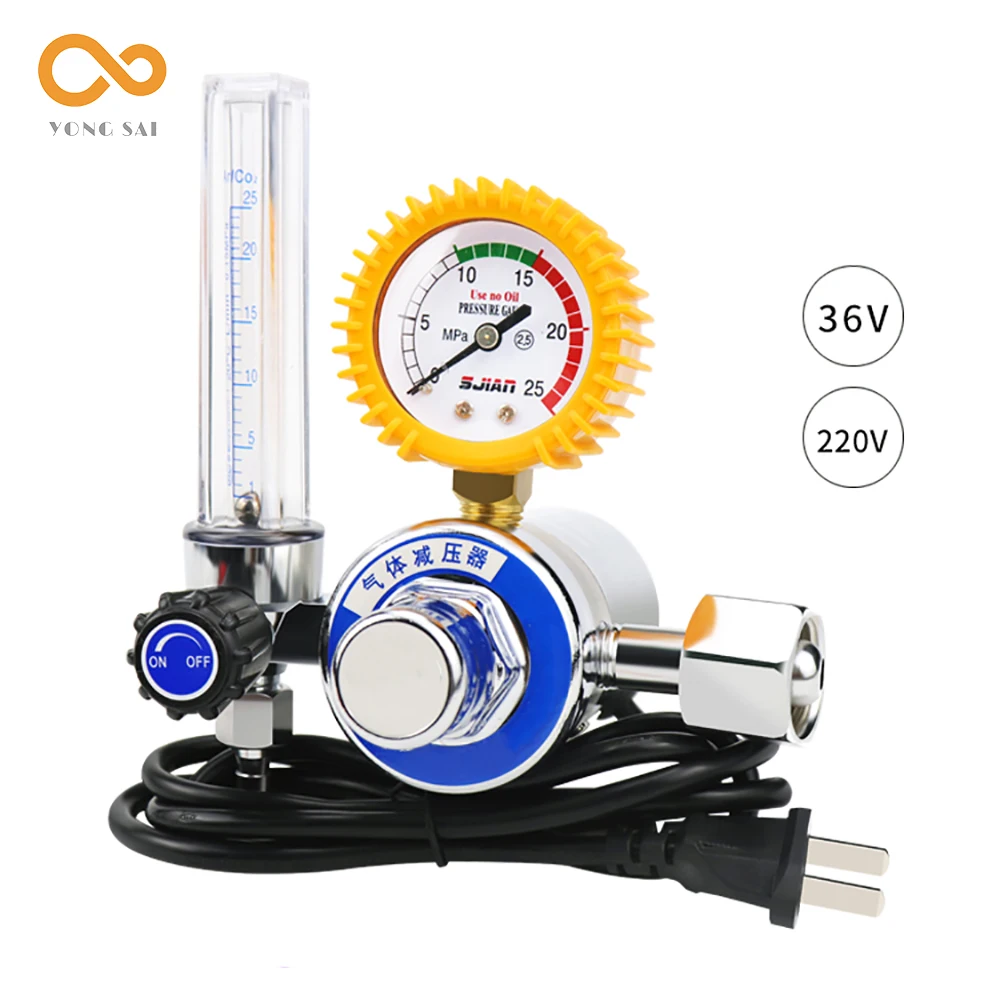 Explosion-proof Oxygen/Propane/Acetylene/Argon Pressure Reducer Gas Valve Gas Welding Pressure Gauge Argon Regulator Flow Meter