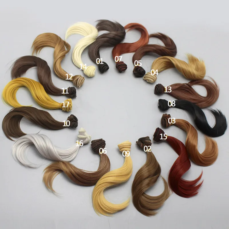 Doll Hair Curly Wigs Big Wave Hair Doll Making DIY Accessories