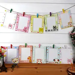 9Pcs 6 Inch Paper Photo Frames DIY Wall Hanging Photo Frame Cartoon Paper Pictures Flim Album