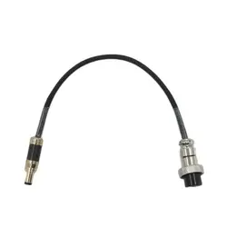 Hi-End 0.2M 0.5M GX16-2 Pin do 5.5*2.5mm czystego kabel miedziany AC/DC wzmacniacz Adapter zasilaczem kabel