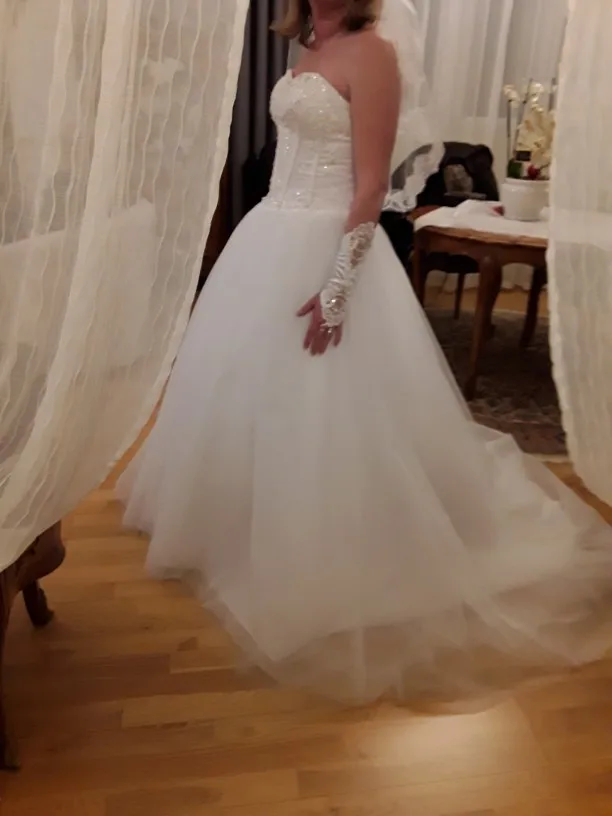 2018 vestido de casamento querida frisado corpete clássico tule vestido de casamento vestido de noiva vestidos de noiva