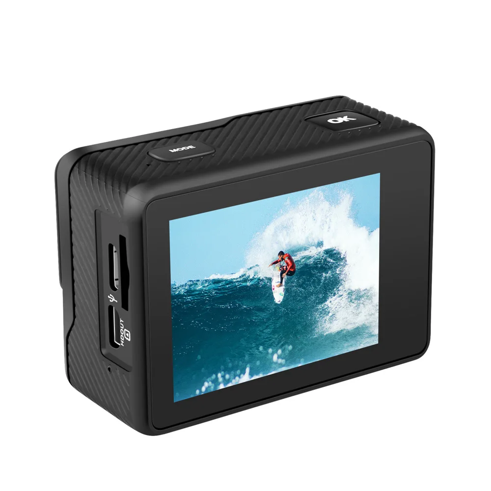 Action Camera 5K 4K60FPS 24MP 2.0 Touch LCD EIS Dual Screen Remote Control WiFi Waterproof Helmet Sport Video Recorder