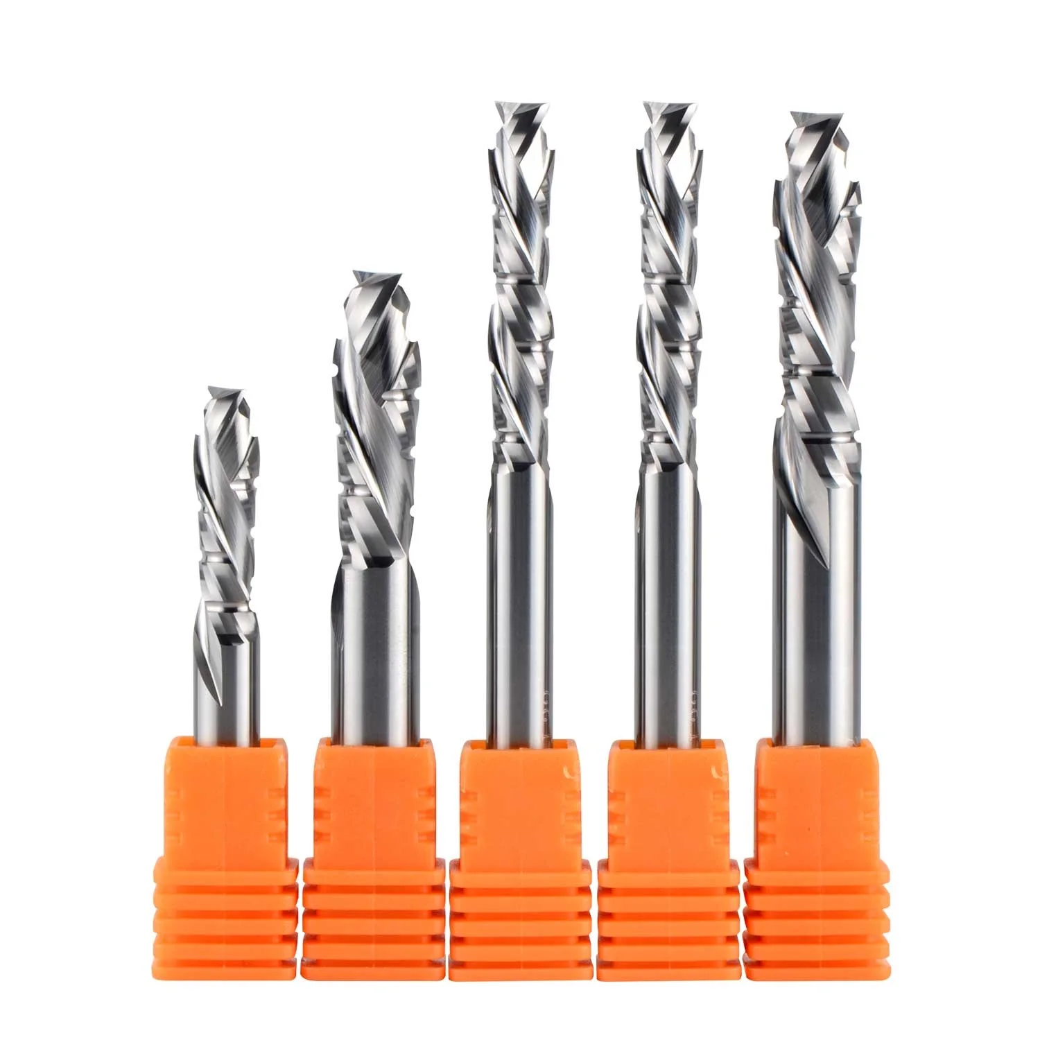 DREANIQUE Zweischneidiger Kompressionsfräser mit Spanbrecher Auf- und Abwärts-Hartmetallfräser 6mm 8mm Holzgravur-Schaftfräser – Detail 16