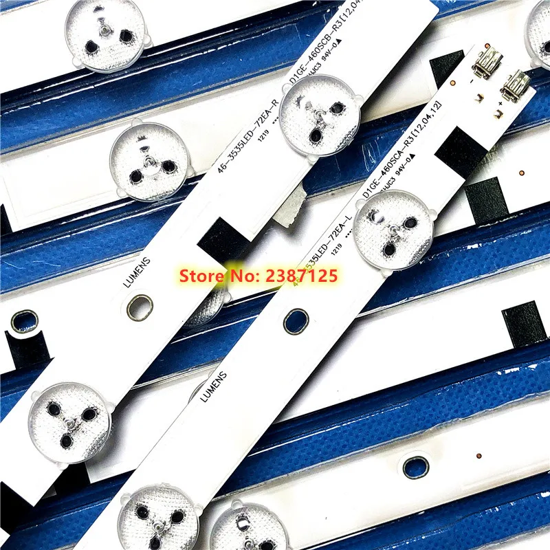 LED Strip For D1GE-460SCA-R3 D1GE-460SCB-R3 BN96-24147A BN96-24148A  UN46EH5300 UE46EH5000 UE46EH5030 UE46EH5300 UE46EH6030