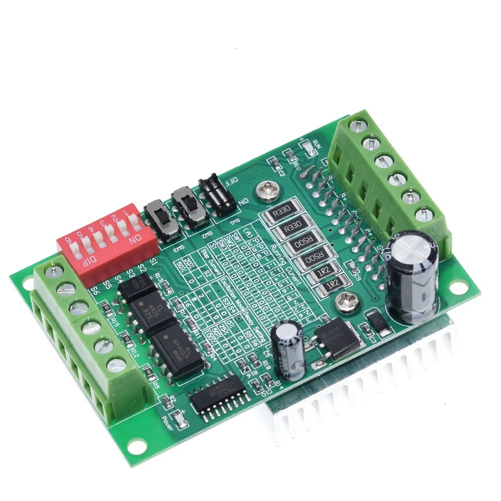 1/2/5 Stück TB6560 Upgrade-Version TB6600 NEMA17/NEMA23 Schrittmotor-Treiberplatine 3A 32 Subdivisionen Nicht leicht zu verbrennen – Detail 2