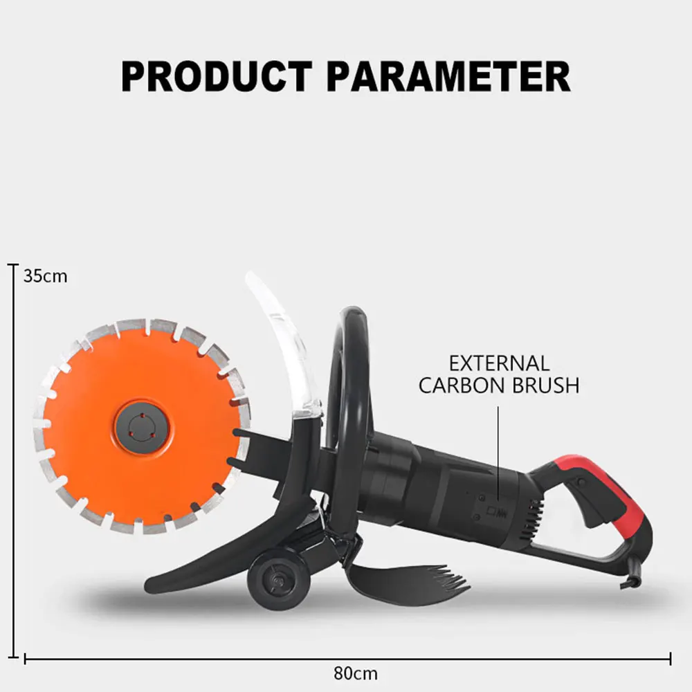 Double blades slotting machine Power Tool Water and electricity installation tools Dust-free wire groove marble cutting machine