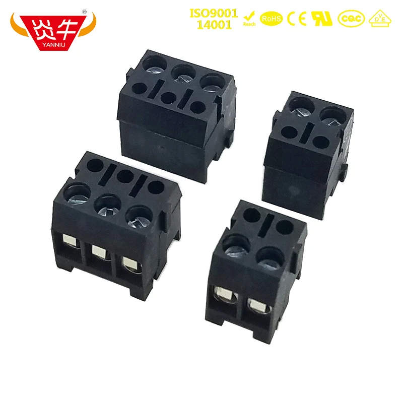 50set KF332K KF332J 3.5 2P 3P PCB CONNECTOR SCREW TERMINAL BLOCKS DG333K DG333J 3.5mm 2PIN ~ 12PIN PHOENIX CONTACT KEFA YANNIU