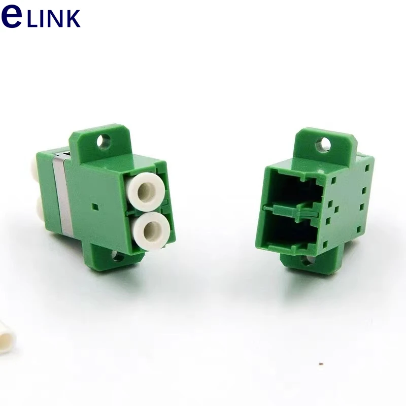Оптоволоконный адаптер LC APC Duplex SC Footprint Зеленый оптоволоконный соединитель 25 шт. 50 шт. 100 шт. 200 шт. 400 шт. 0,2 дБ, бесплатная доставка