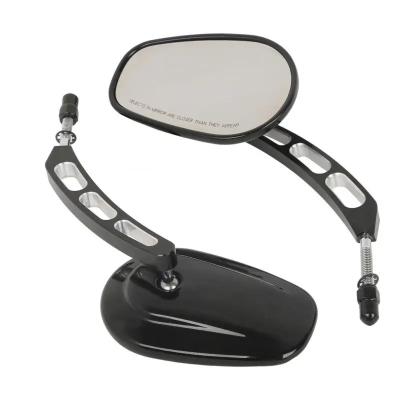 8mm Rear View Side Mirror For Harley Road King Touring XL 883 Sportster Fatboy Dyna FXDF FLSTF Softail Springer V-ROD Motorcycle