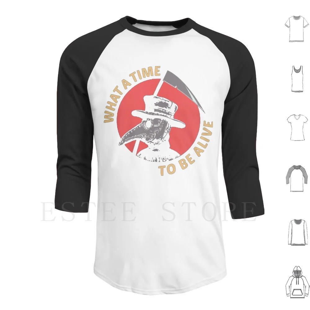 What A Time To Be Alive – sweat à capuche à manches longues, mort Grim Reaper, occulte, rétro, Vintage, drôle, personnage d'humour, Dinomike une fois