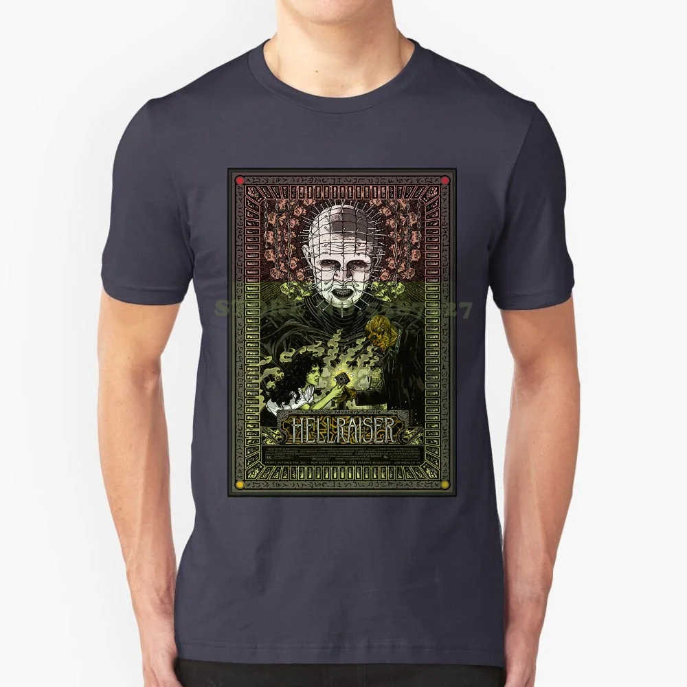 Hellraiser V1 Clive Barker Movie Poster 1987 T Shirt Black All Sizes S 4xl Funny Newest Men's Funny