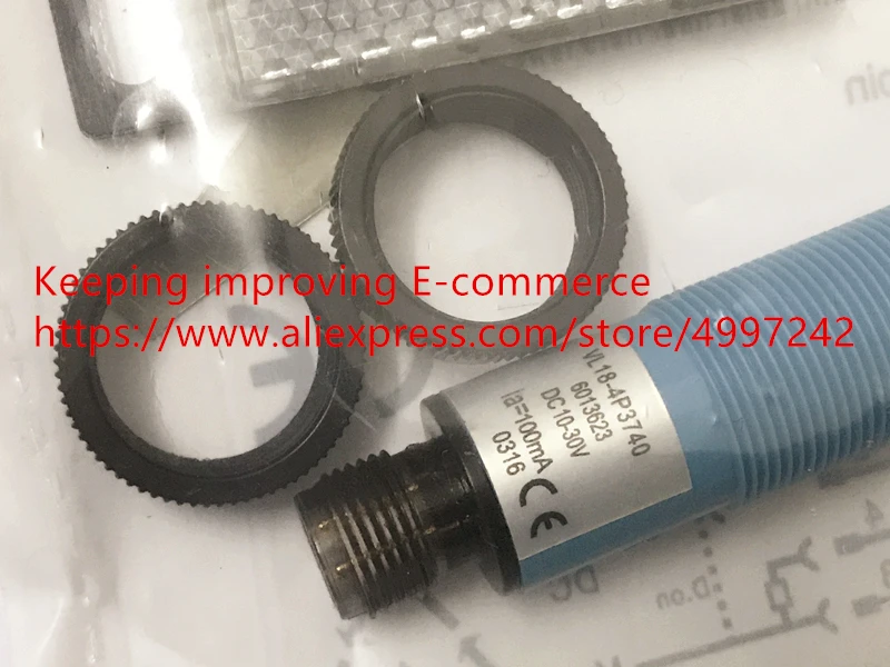 Original new 100% diffuse reflection photoelectric switch VL18-4P3740 high temperature resistant induction switch sensor