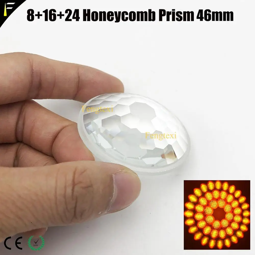 Diameter 46mm 200W230W Beam Light 16/24 Prism with 22 27 Degree Prism Beam Light General Big Angle Prism Spare Parts