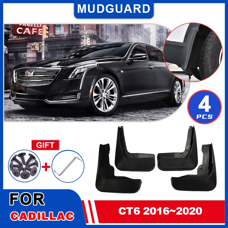 

For Cadillac CT6 2016~2020 2017 2018 2019 Mudguards Mudflaps Fender Mud Flap Splash Mud Guards Cover Auto Parts Accessories