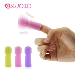 EXVOID Finger silikonowy wibrator g-spot masażer zabawki erotyczne dla par kobiety lesbijki stymulator łechtaczki Sex Shop produkty dla dorosłych