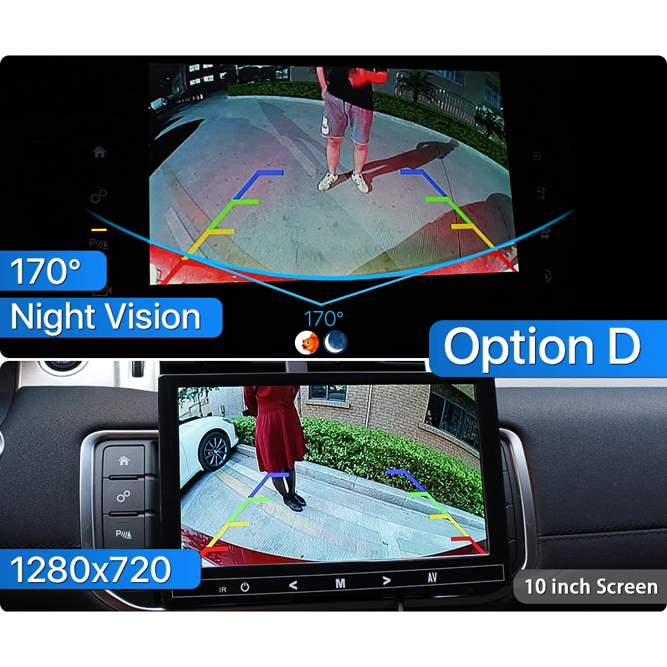 GreenYi 170° 1080P HD AHD Vehicle Rear View Camera For Mercedes Benz Clk W203 W209 W219 W211Car