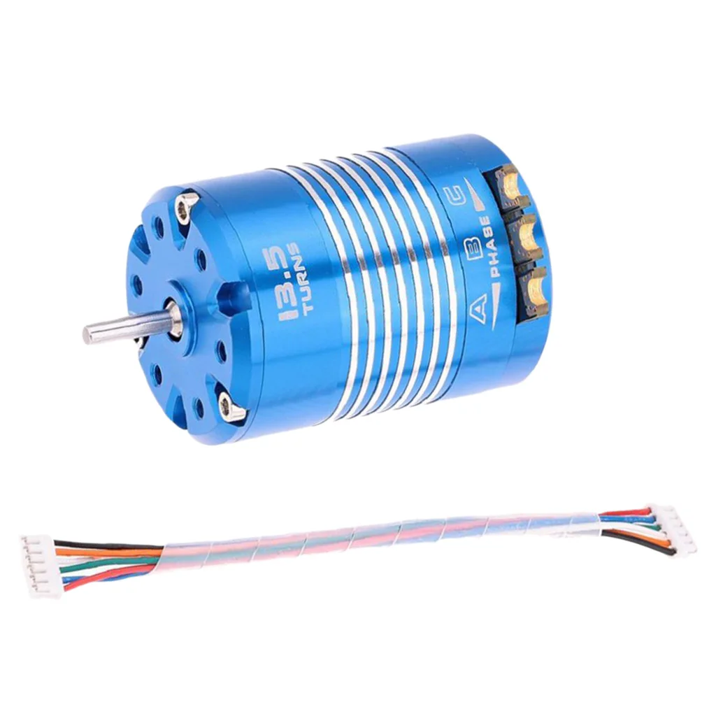 Waterproof 540 13.5T Sensored Brushless Motor for 1/10 RC Car Truck Rock Crawler Boat