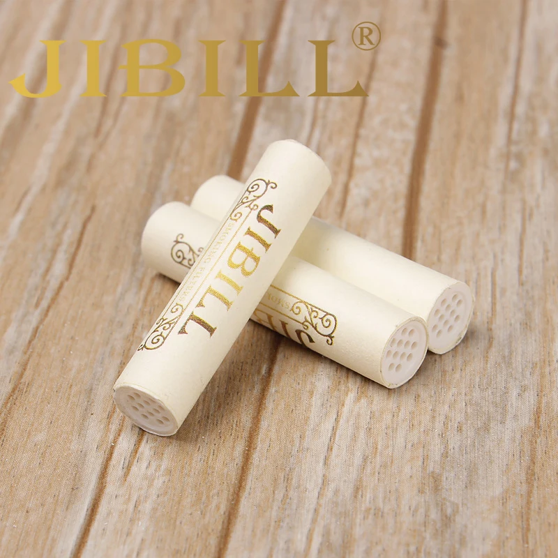 JIBILL-Filtros de Pipa de tabaco de 9mm, filtro de carbón activado, accesorios para fumar, fd0020-1, 10 unidades por lote