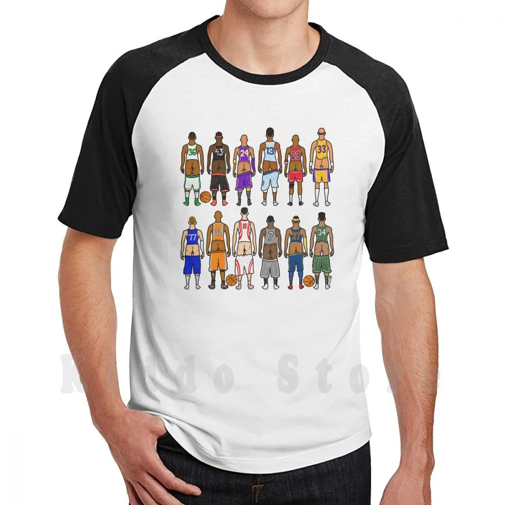 

Basketball Butts T Shirt Cotton Men DIY Print Cool Tee Basketball Basketballs Sports Uniforms Uniform Players Soccer Butt Butts