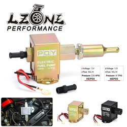 Universal 12V Electronic Inline Fuel Pump 4-7PSI High Pressure 90LPH Gas Petrol Diesel Compatible 40104 40106 40107 P502